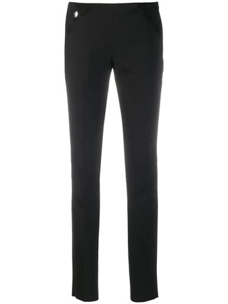 Philipp Plein Crystal skinny trousers - women - Spandex/Elastane/Viscose/Polyester - S - Black