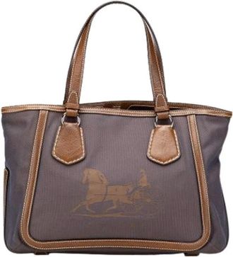 Celine Pre-owned Tote Bags, female, Brown, Size: ONE SIZE Pre-owned Canvas Tote