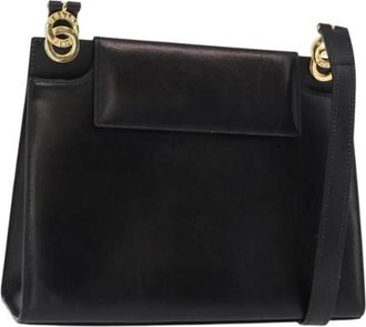 Celine Pre-owned Shoulder Bags, female, Black, Size: ONE SIZE Pre-owned Vintage Shoulder Bag