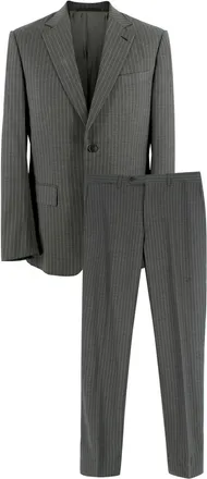 Ermenegildo Zegna Grey PinStripe Single Breasted Blazer and Trouser Suit Size S