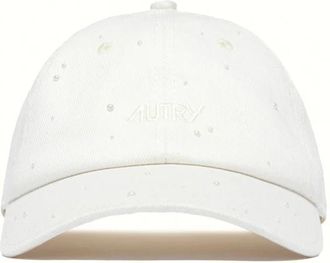 Autry Baseball Cap - Dames - Petten - Wit - ONE Size - Katoen - Accessoires