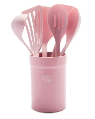 GreenLife Greenlife 7Pc Utensil Set With Crock