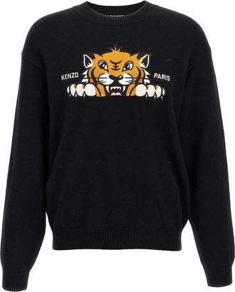 Kenzo Kenzo Happy Tiger Maglioni Nero-Uomo
