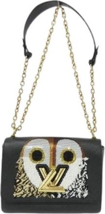 Louis Vuitton Pre-owned Vintage Cross Body Bag - Dames - Vintage Schoudertas - Zwart - ONE Size - Leer - Vintage