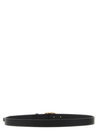 Balenciaga BB Thin Belt - Black
