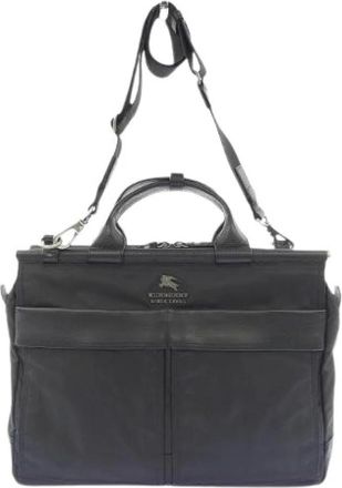 Burberry Pre-owned Black Label Bag - Dames - Vintage Handtas - Zwart - ONE Size - Leer - Vintage