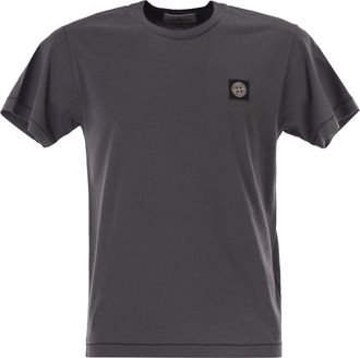 Stone Island Slim-Fit-T-Shirt von Stone Island mit Kompass-Aufn&auml;her