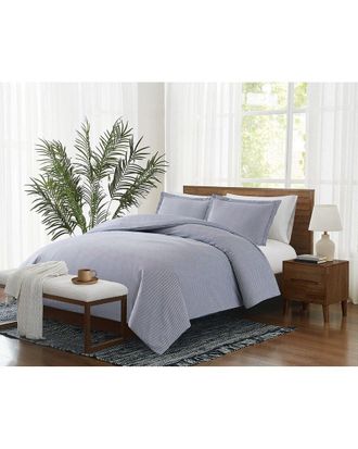 Brooklyn Loom Pinstripe Duvet Set