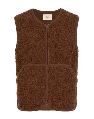 Folk ROPA DE ABRIGO - Borreguito y pelo ecol&oacute;gico en YOOX.COM