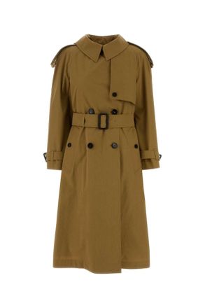 Burberry Mud Canvas Fitzrovia Trench Coat