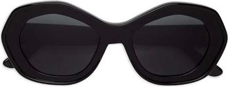 Marni Eyewear Occhiali da sole geometrici - Nero
