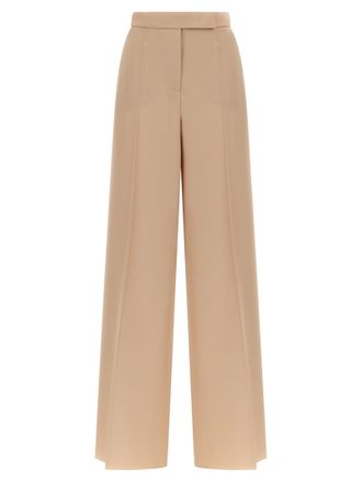 Max Mara Beige Virgin Wool Casual Womens Pants