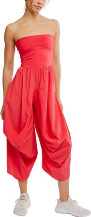 Free People Way Back Convertible Crop Pants in Grapefruit at Nordstrom, Size X-Large