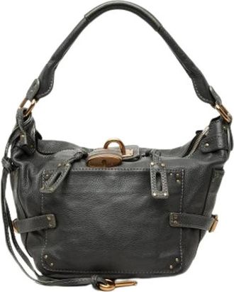 Chlo&eacute; Borsa a spalla Pre-owned Padlock - - Pre-owned - Donna - Grigio - ONE SIZE