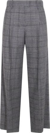 Brunello Cucinelli Trousers Blue/Grigio-Donna