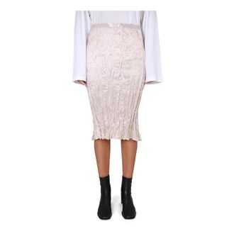 Acne Studios Midi Skirts, female, Beige, Size: S Midi Skirt