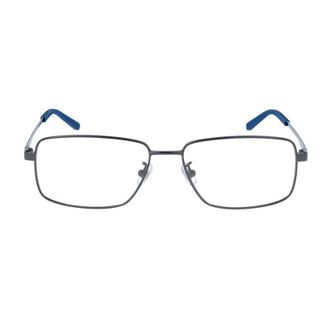 Montblanc MB0108O002 Rectangle Metal Frame Eyeglasses - Gray