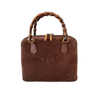 Gucci Pre-owned Leather gucci-bags - Dames - Vintage Handtas - Bruin - ONE Size - Su&egrave;de - Vintage
