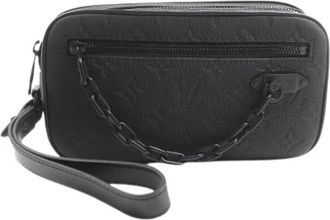 Louis Vuitton Pre-owned Pochette Volga Pelle di Vitello - - Pre-owned - Uomo - Nero - ONE SIZE