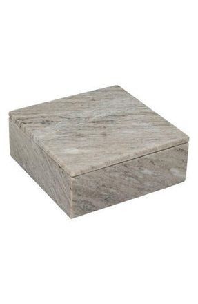 R16 Home Marble Storage Box in Natural Gray at Nordstrom Rack