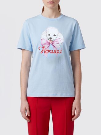 Fiorucci T-shirt in cotone a righe con logo