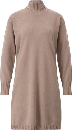 Fabiana Filippi Zomerjurken - Dames - Kleedjes - Bruin - S - Wol - Kleedjes