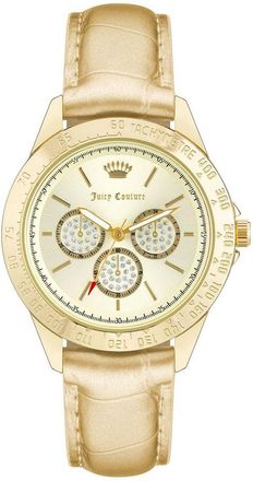 Juicy Couture Gold Plastic Dress Womens Watch