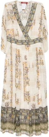 Max Mara Kleedjes, Dames, Veelkleurig, S, Maxi Jurk