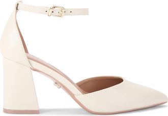 Carvela Womens Refined Court Wide Fit Heels - White - Size UK 3