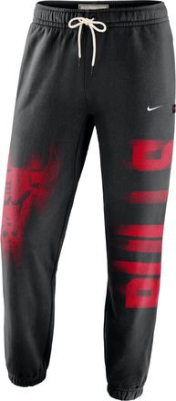 Nike Mens Chicago Bulls Standard Issue Therma-FIT Fleece Basketball Pants in Black | IO9436-010
