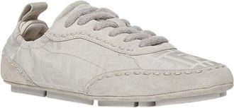 Fendi Grey Logo Sneakers