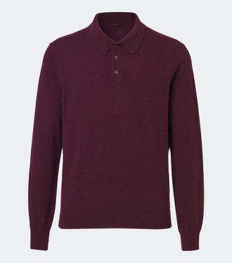 Rubinacci Cashmere polo sweater