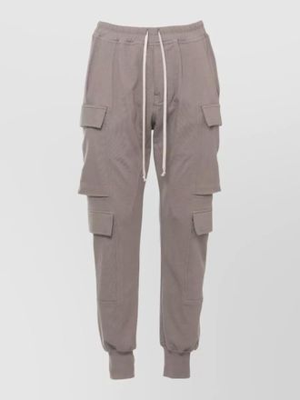Rick Owens cargo cotton pants multiple pocket design