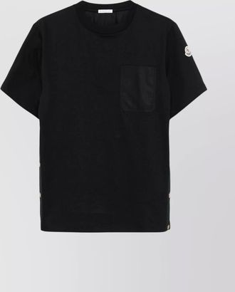 Moncler cotton logo patch short-sleeve t-shirt