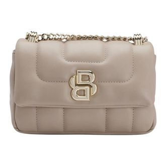HUGO BOSS Tassen, Dames, Beige, ONE Size, Polyester, B_icon S sh. bag