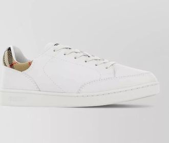 Burberry leather low top sneakers rubber sole