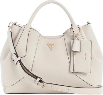 Guess Darcy Logo Handbag - Dames - Handtassen - Wit - ONE Size - Leer - Tassen