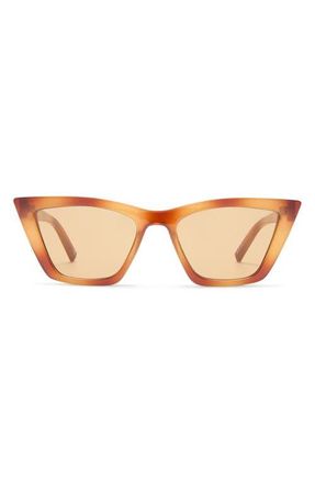 Le Specs Velodrome 54mm Cat Eye Sunglasses in Vintage Tort at Nordstrom