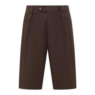 HUGO BOSS Casual Shorts, male, Brown, Size: M Tailored Shorts