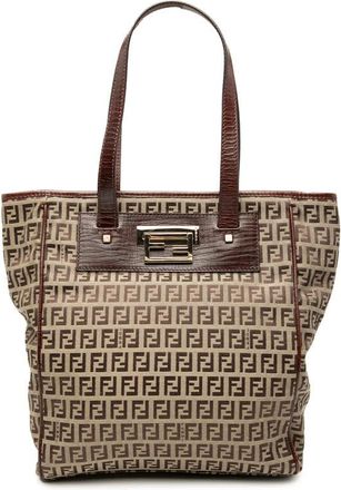 Fendi Pre-owned Fendi Zucchino Canvas Tote Ladies 2241 8BH174 TN9 069