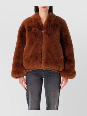 Frankie Shop faux fur relaxed-fit jacket