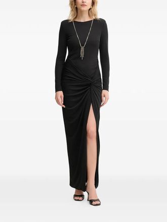 Fracomina knot detail dress - Black