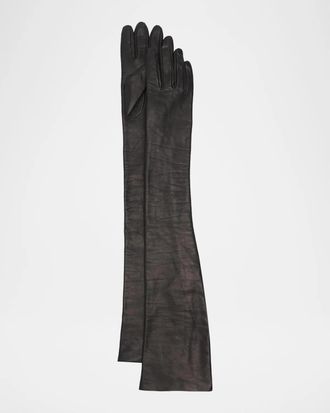 Toteme Extra-Long Leather Gloves