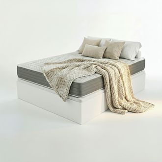 Royal Sleep Colch&oacute;n y Canap&eacute;, Muelles ensacados y Visco, Blanco, 90x190