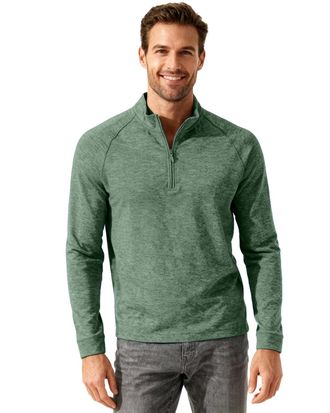 Clique Dash Recycled Mens Quarter Zip Sweatshirt