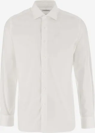 Alessandro Gherardi Mens Shirt Cotton Blend White