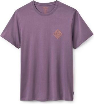 RAB Stance Stamp Tee T-Shirt f&uuml;r Herren | lila