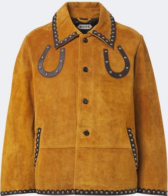 Bode Carson studded suede jacket