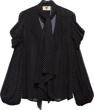 Aniye By Lily Shirt - Dames - Blouses - Zwart - S - Overhemden