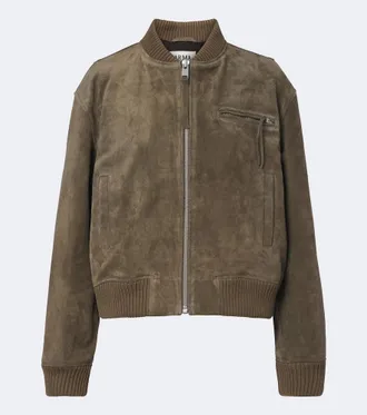 Arma Elysia suede bomber jacket